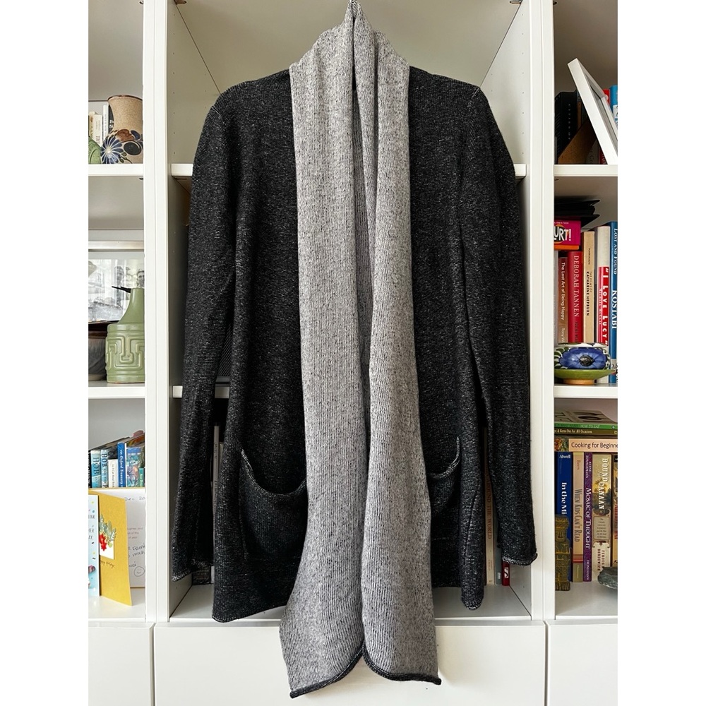 Aritzia Babaton wool cashmere Beekman open cardigan, L
